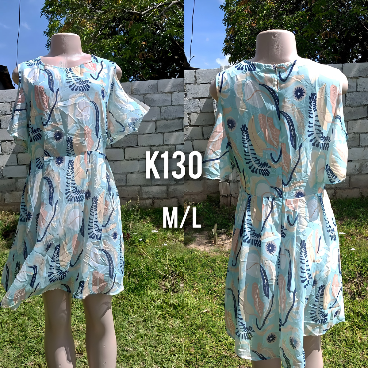 Robe bleu
