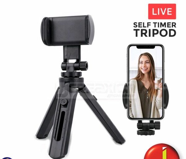 Tripod phone holder stands