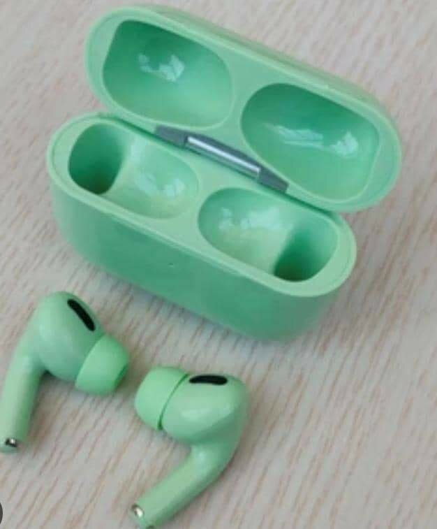 Écouteurs sans fil verts