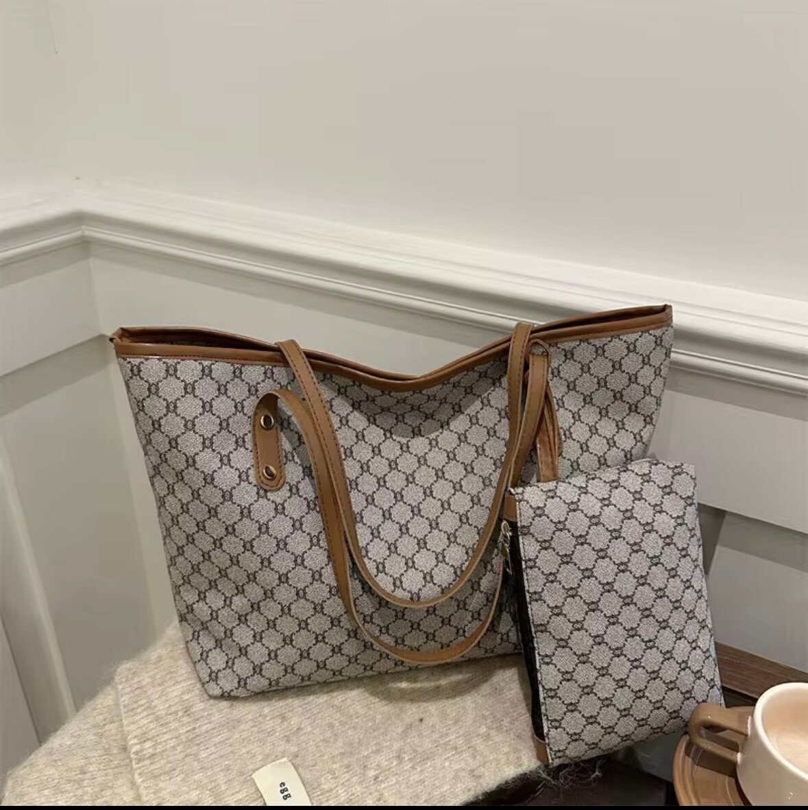 Sac fourre-tout chic en cuir