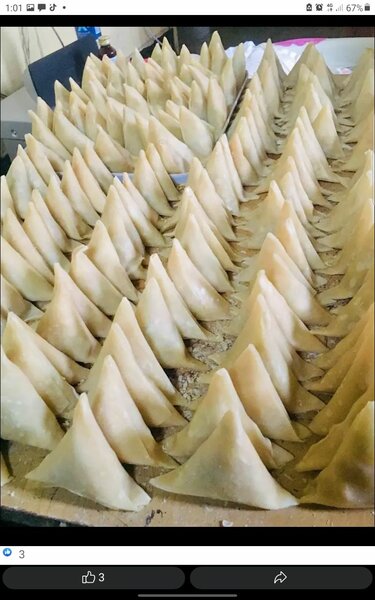 Rice  ,samosas