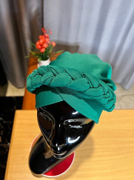 Braided Turban green