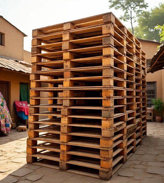 Palettes en bois robustes