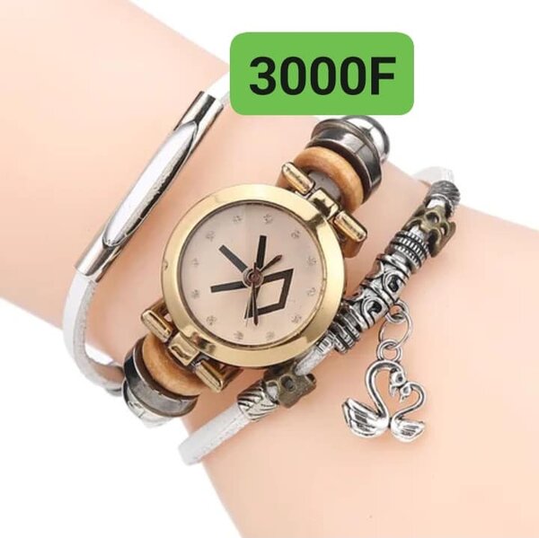 Bracelet en cuir complémentaire à la montre
