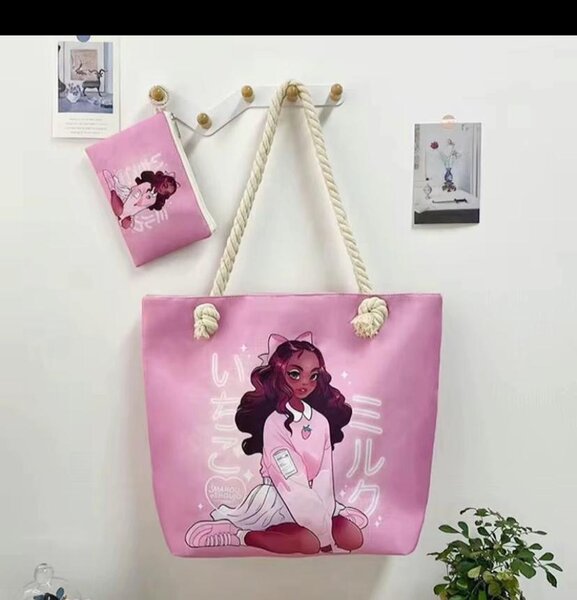 Tote bag artistique imprimée