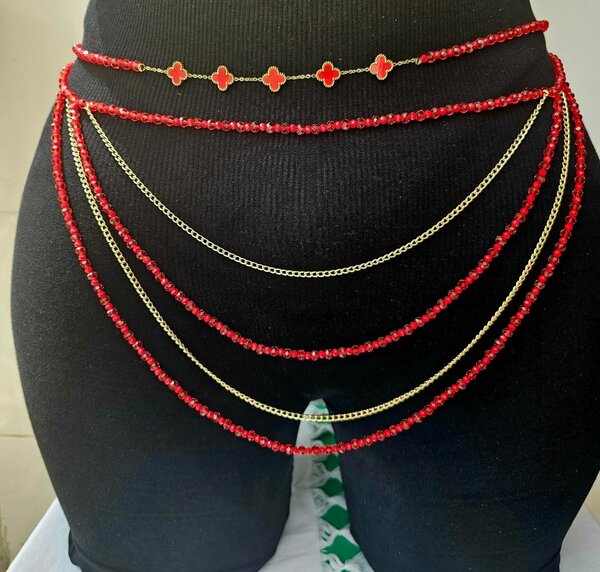 Ceinture élégante multi-rangs
