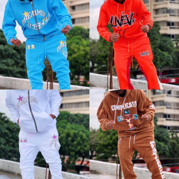 Chic complet de qualité pure coton S M L XL 2xl