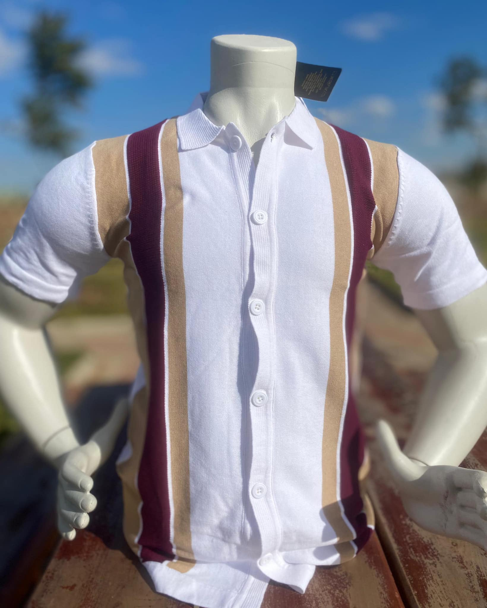 Chemise blanc beige