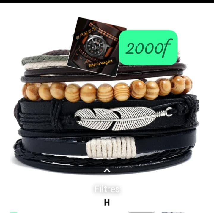 Bracelet en cuir complémentaire à la montre