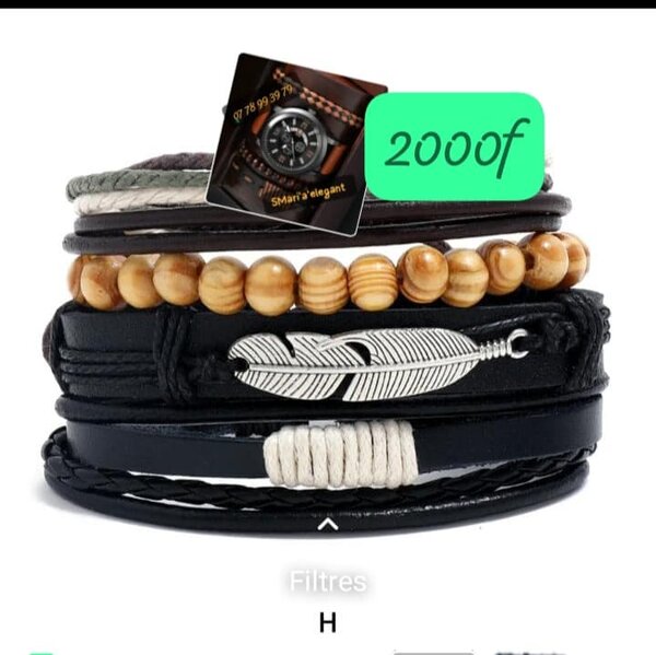 Bracelet en cuir complémentaire à la montre