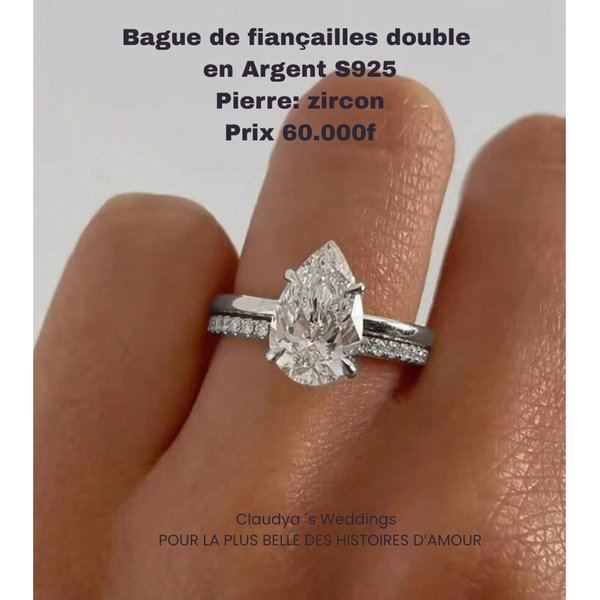 Bague de fiançailles S925