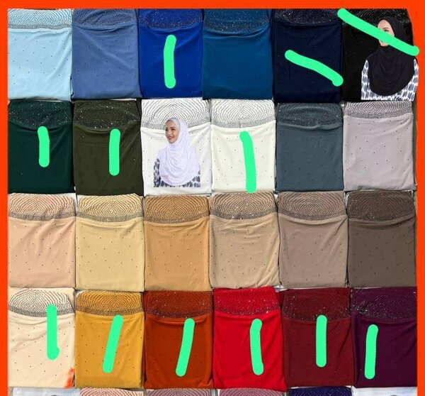 Hijab à strass