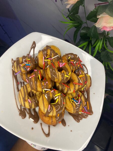 Mini Donuts Chocolat Arc-en-ciel