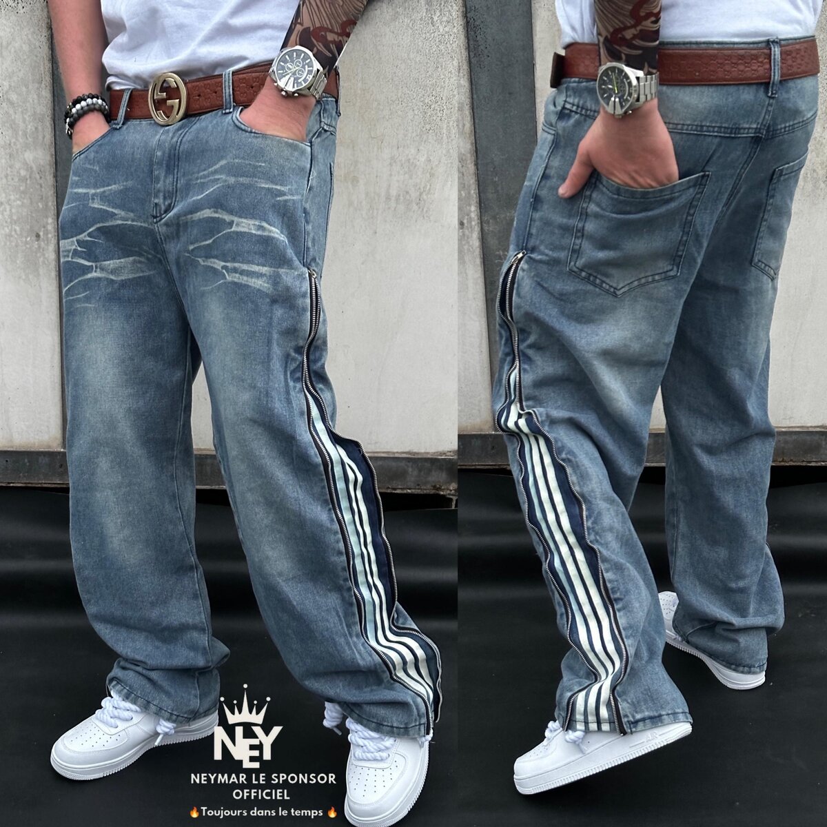 Jeans gros bas