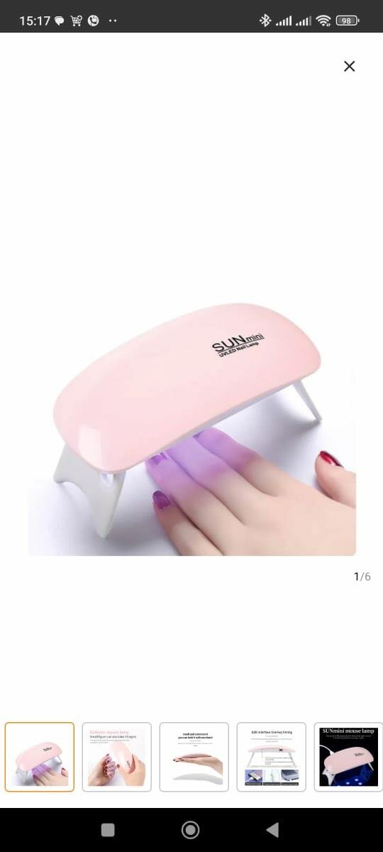 Mini Lampe à Ongles UV LED Gel Polissage prix :
