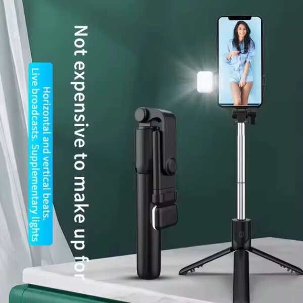 Trépied Selfie avec Lumière LED