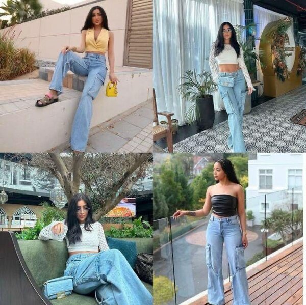 Ladies baggy jeans