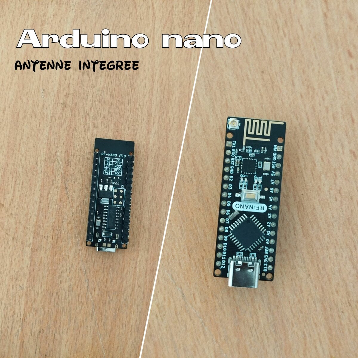 Arduino nano Avec antenne radio intégrée