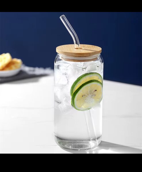 Bocaux verre avec couvercle en bambou