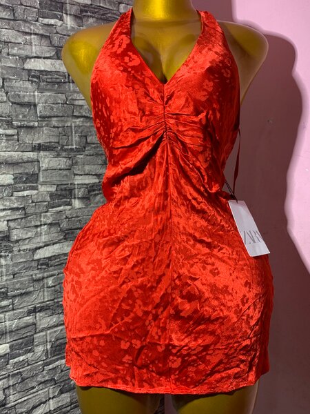 Robe Rouge Sexy Dos Nu ZARA