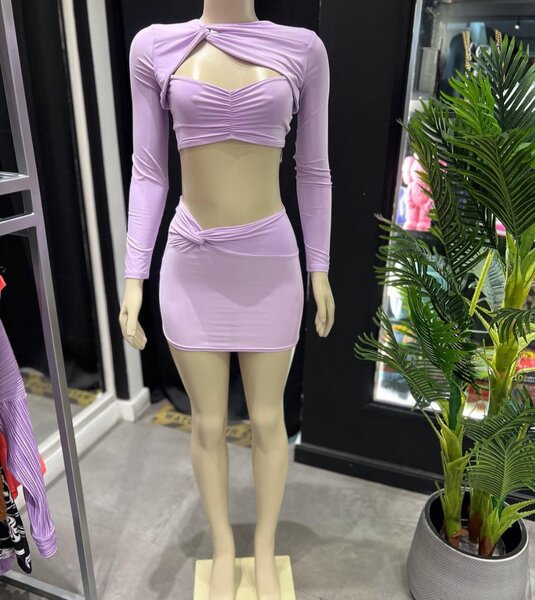 Purple dress