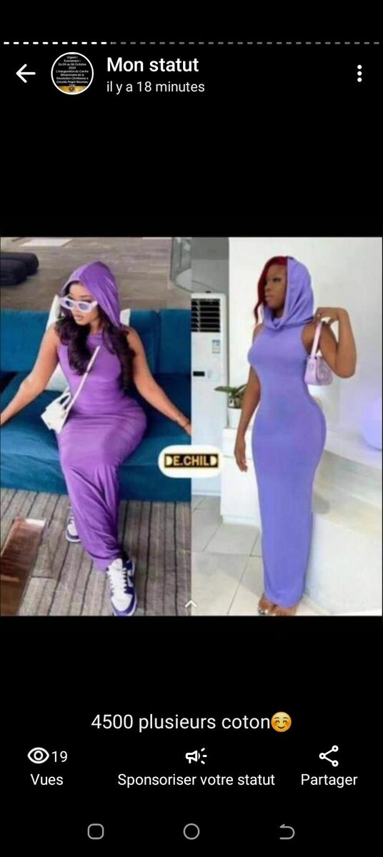 Robe simple et classe