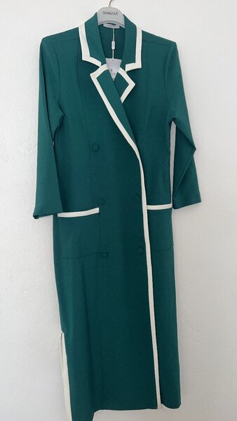 Green classy dress