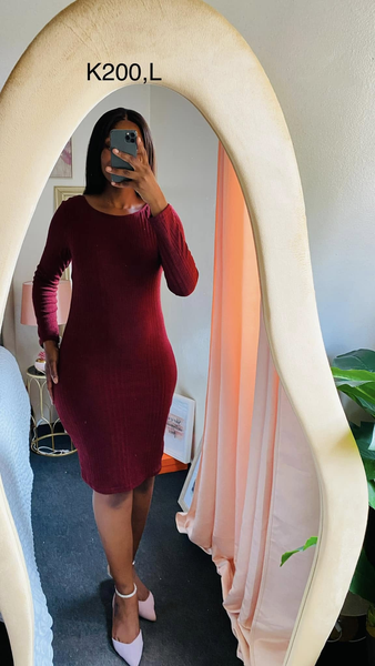red dress
