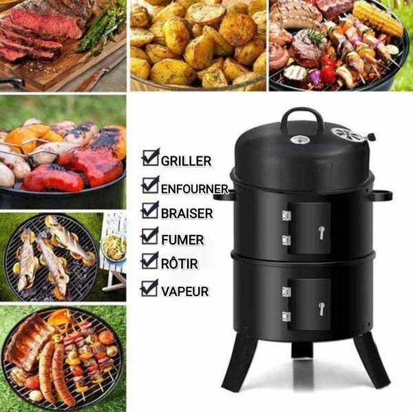 Barbecue multifonction 6-en-1