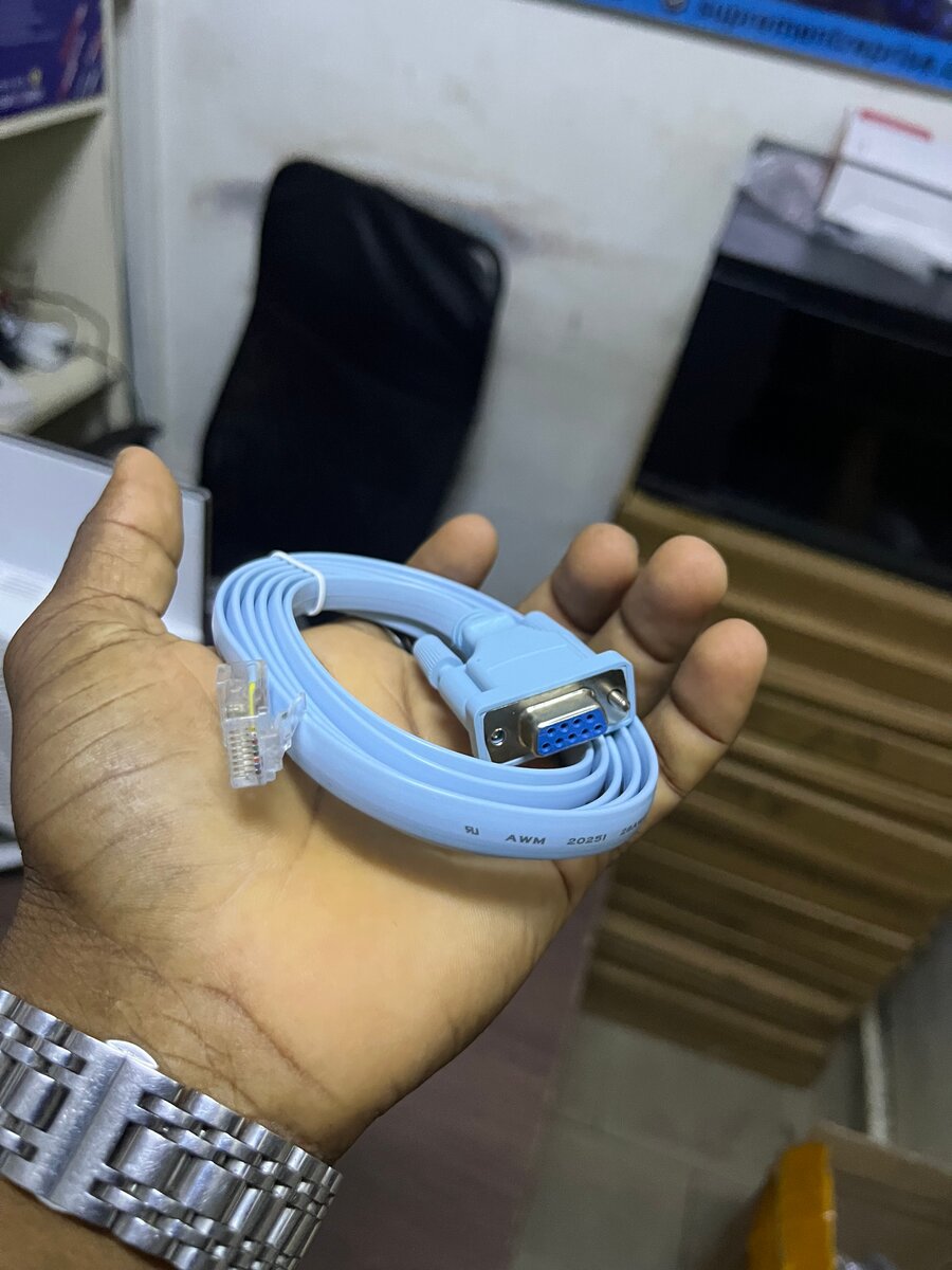 Câble console RJ45 DB9