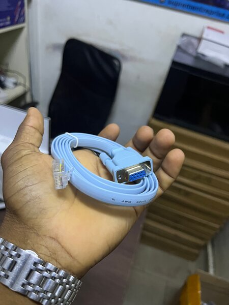 Câble console RJ45 DB9