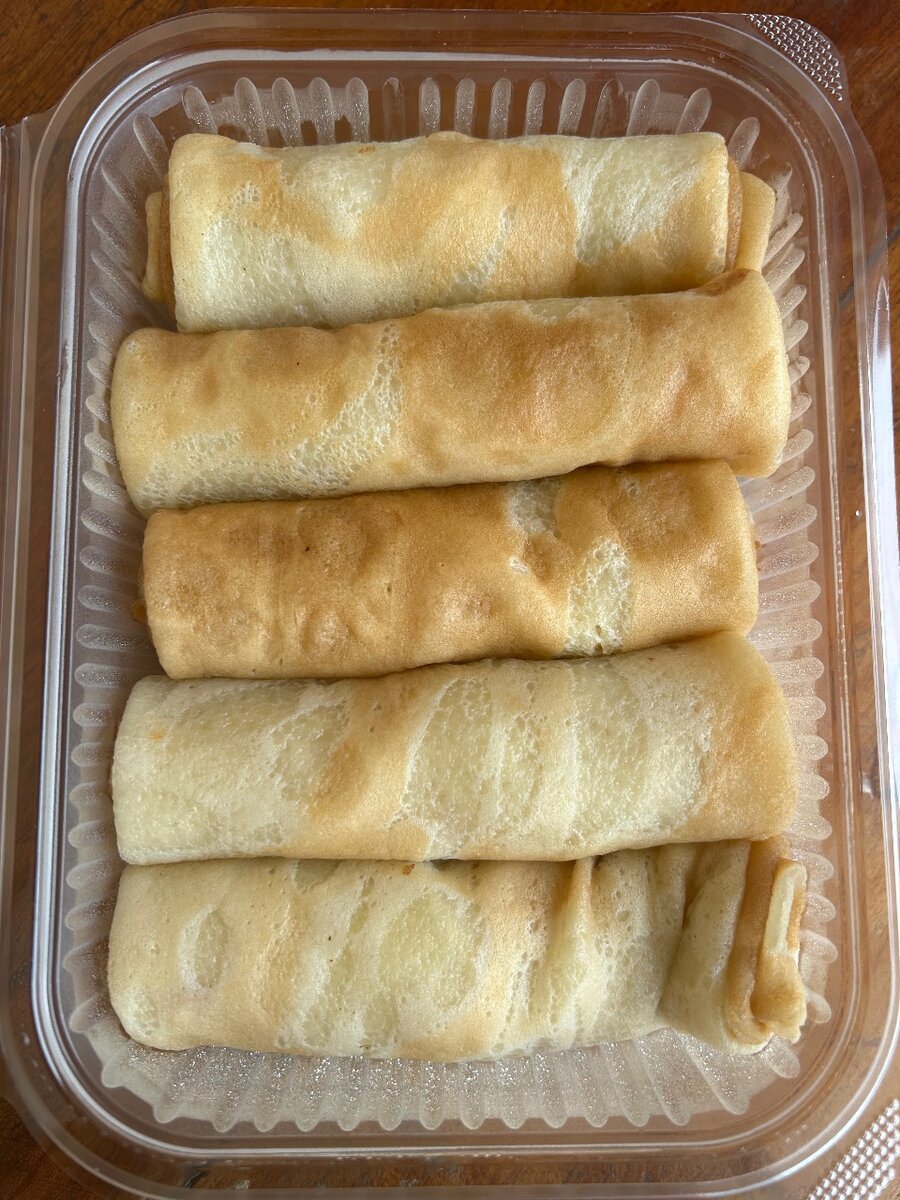 Crêpes natures