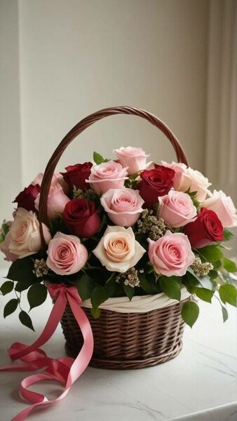 Bouquet de roses élégantes