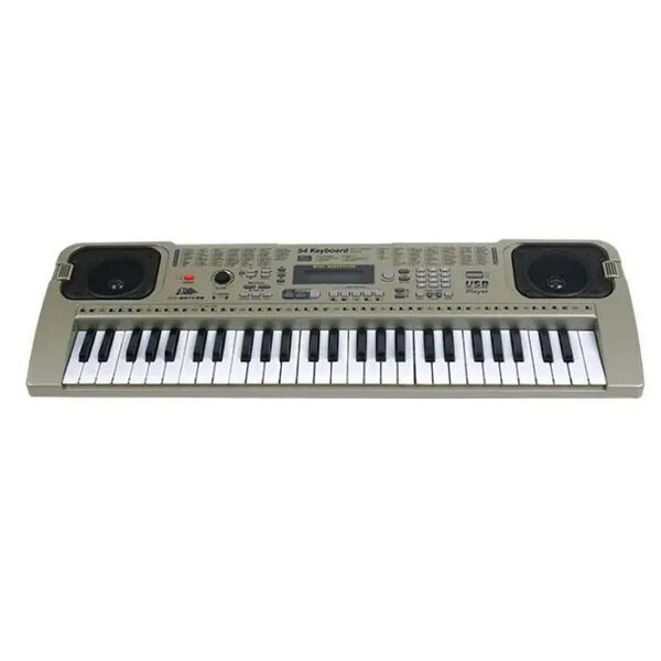 Piano à Clavier électronique avec microphone, clavier de pia