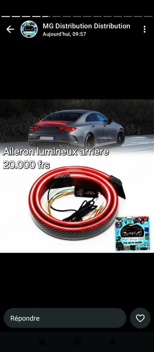 Aileron Lumineux Arrière LED