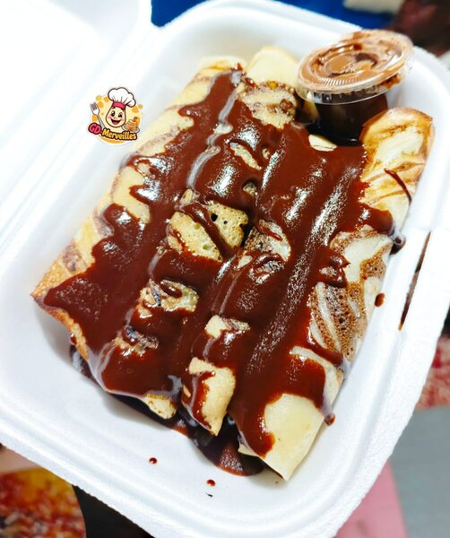 Crêpes marbrées chocolaté +