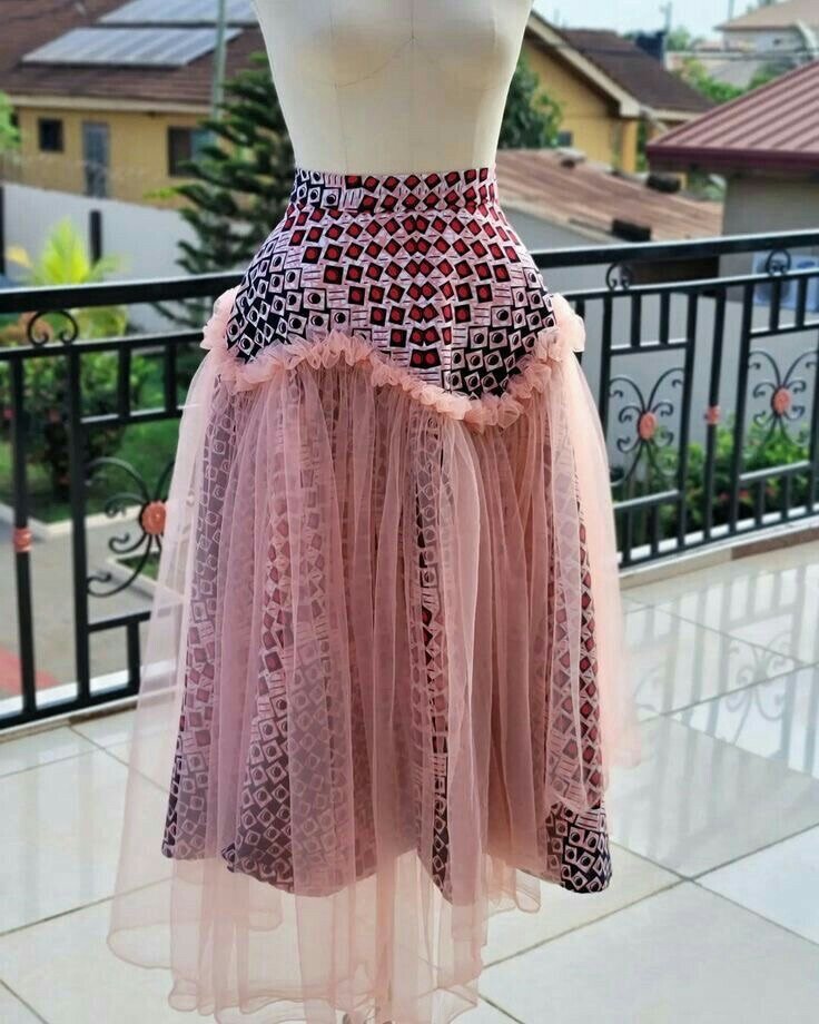 Ankara flare skirt