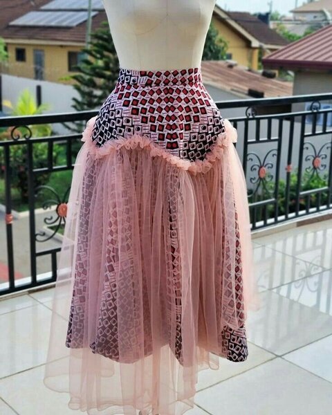 Ankara flare skirt