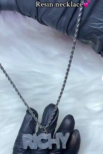 Resin necklace