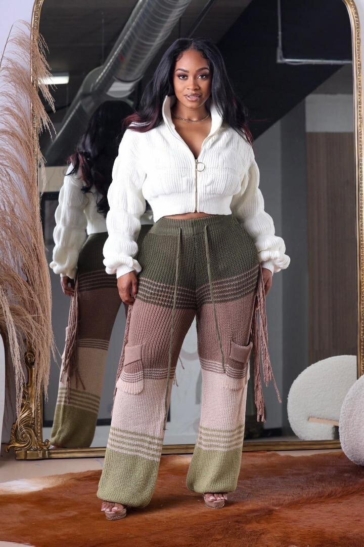 Crochet trousers