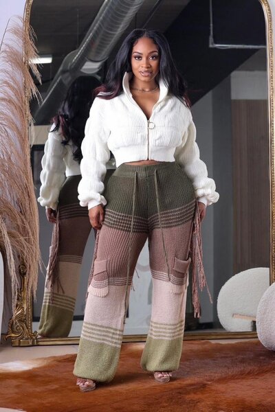 Crochet trousers