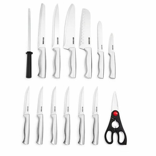 Knife Set with Butcher Block