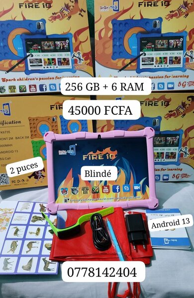 Tablette BéBé-TAB Fire 10 écran blindé