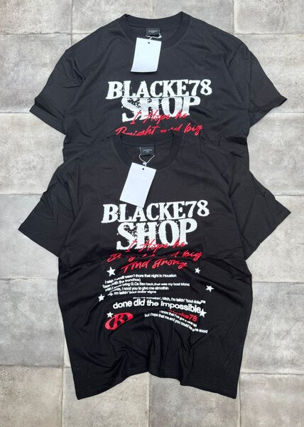 T-shirt noir imprimé stylé