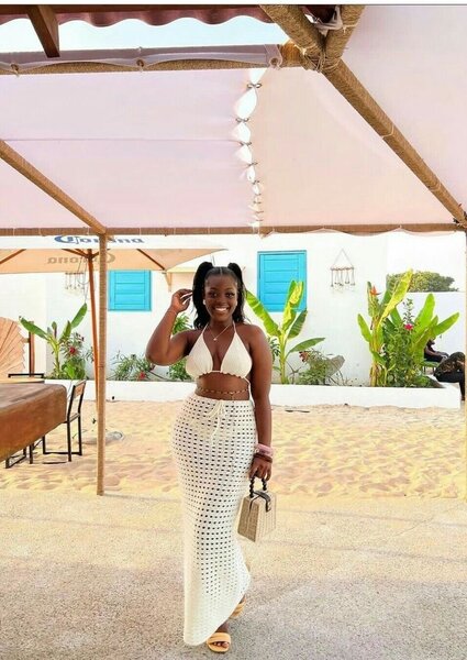Crochet beach set