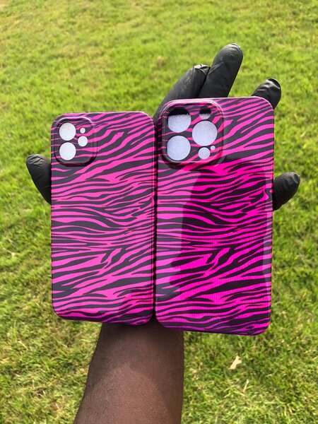 Luxury pink pouch