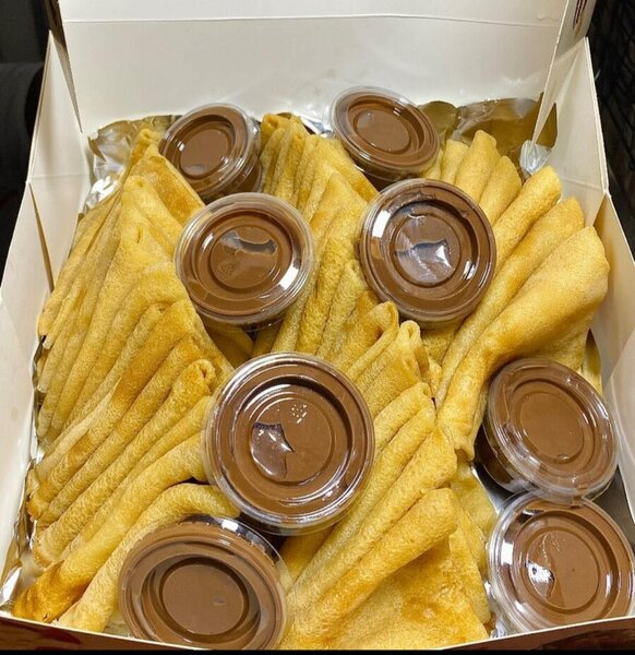 Crêpes avec nutella