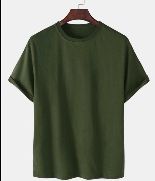 T-shirt unisexe vert coton