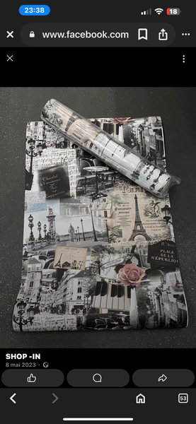 Papier peint vintage Paris