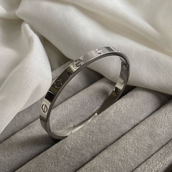 Bracelet cartier argenté